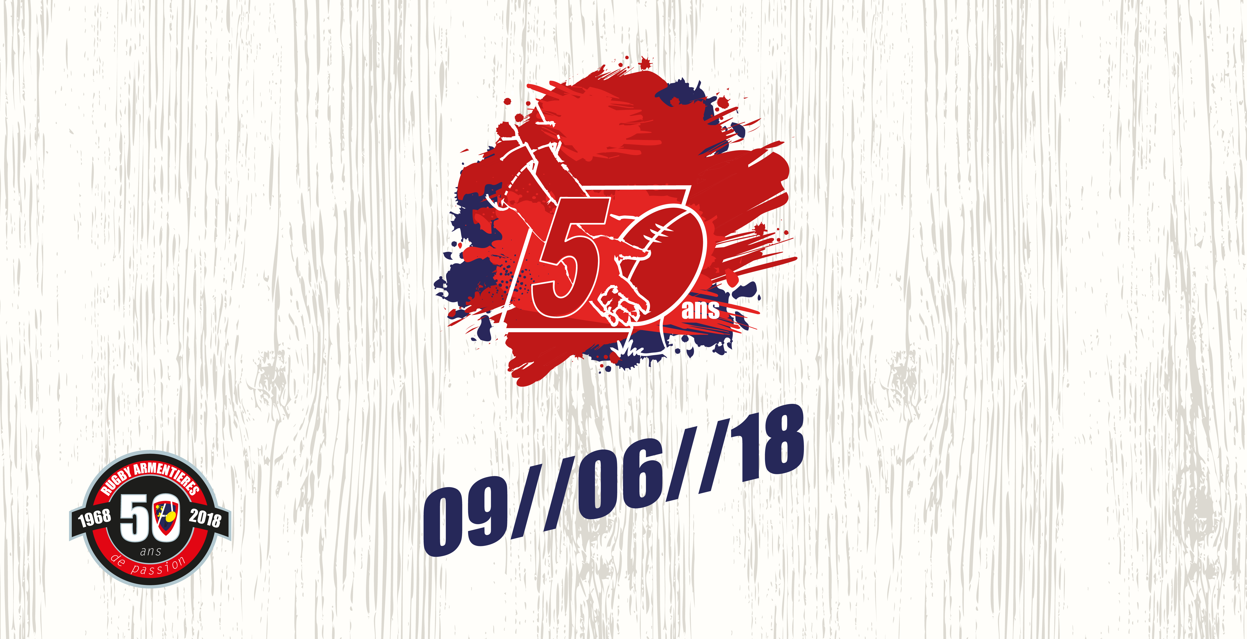 programme 50 ans CLLA rugby journée du 9 juin 2018