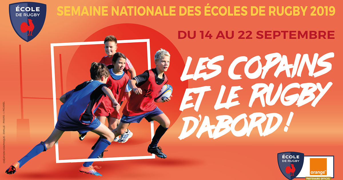 Semaine nationale des ecoles de rugby FFR 2019