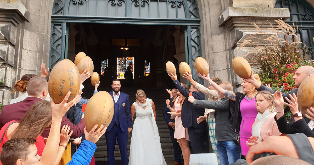 Mariage 100% rugby