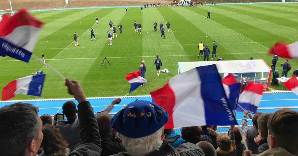 L'EDR à Marcoussis avec le XV de France